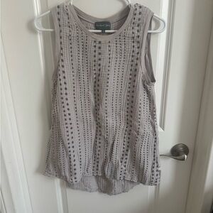 Michael Stars Textured Cream Tank Top